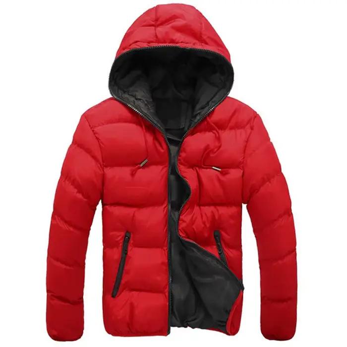 Veste chaude à capuche pour hommes
