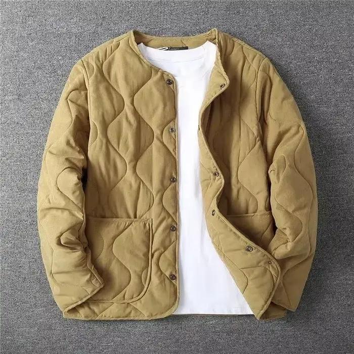 Parka en coton 2025 pour homme, veste en flanelle épaisse, Style rétro, manteau tendance pour la maison, automne/hiver