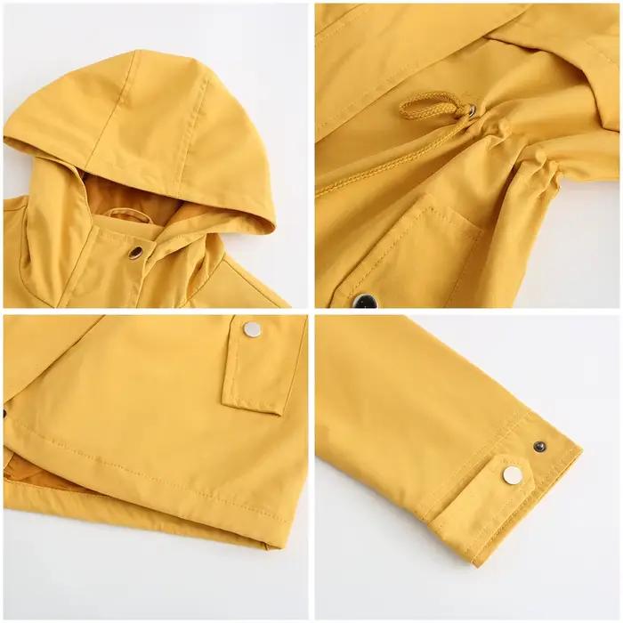 Veste à Capuche Imperméable pour Femme