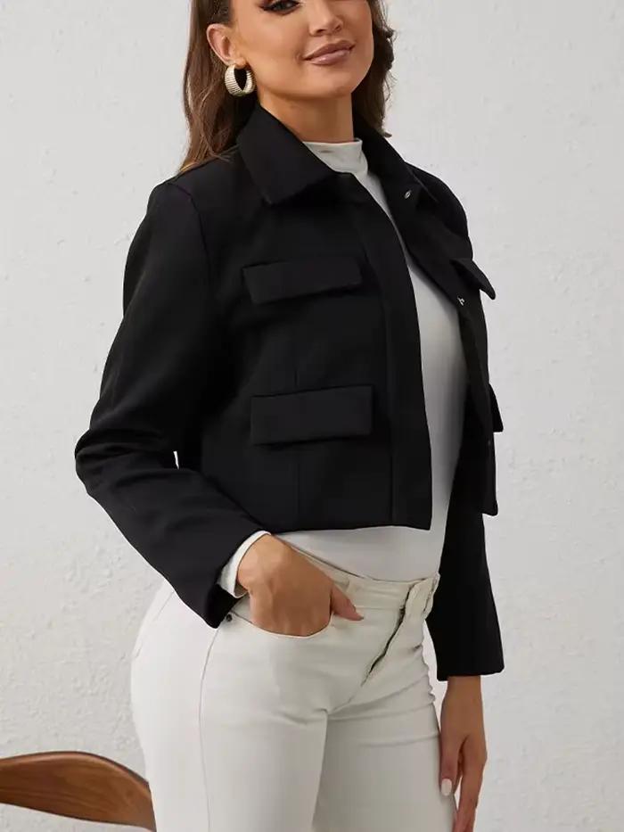 Veste rouge + noire pour femmes