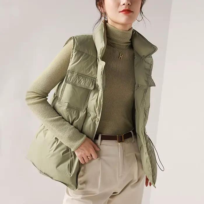 Manteau très chaud gilet vestes femme hiver 2025