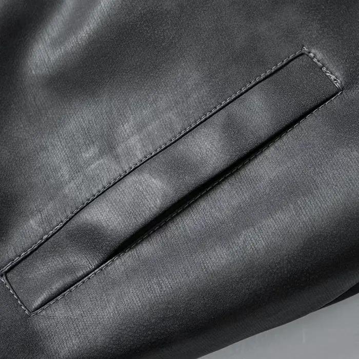 Veste en cuir hommes manteaux en daim noir surdimensionné 6XL 7XL 8XL grande taille rue moto automne Hip Hop marque