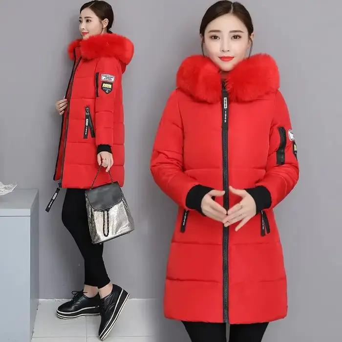 Parka à capuche pour femme