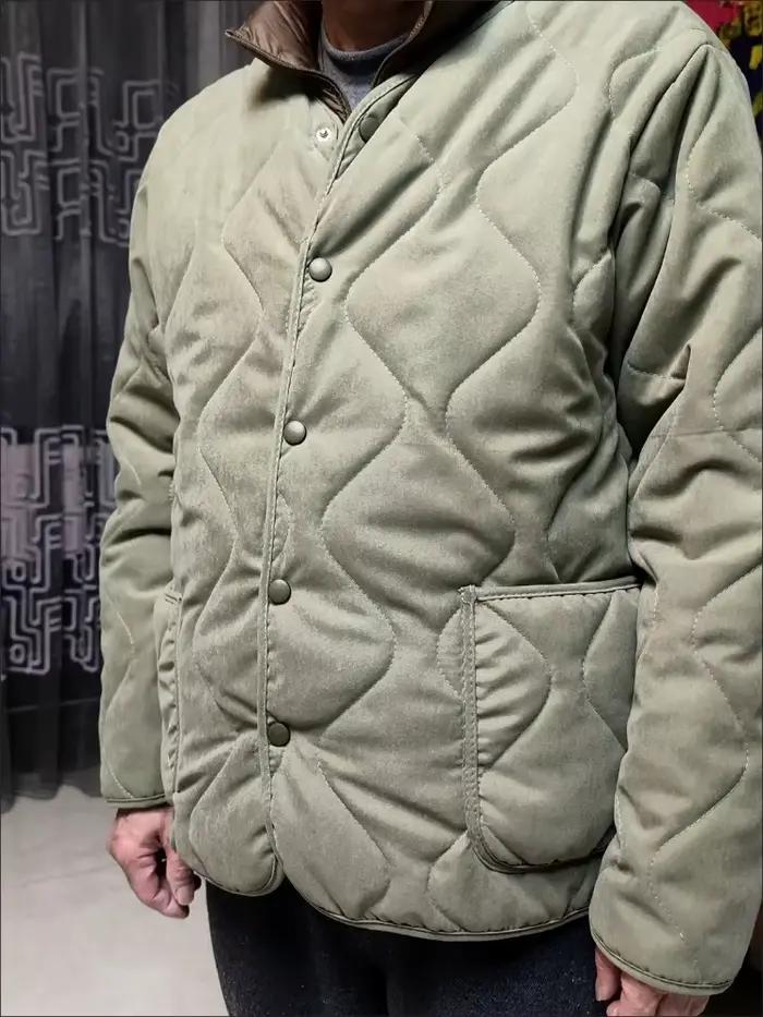 Parka en coton 2025 pour homme, veste en flanelle épaisse, Style rétro, manteau tendance pour la maison, automne/hiver