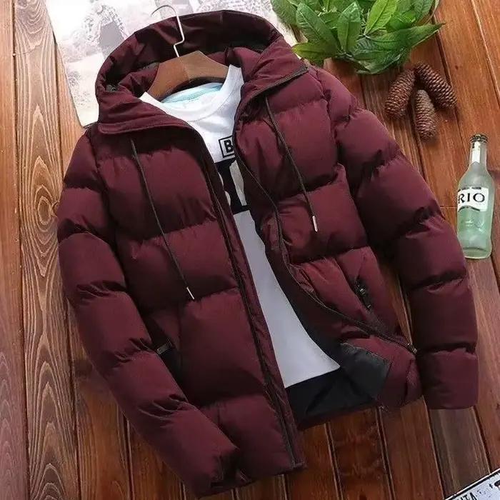 Veste à capuche épaisse pour hommes