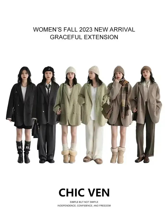 CHIC VEN – manteaux en laine pour femmes