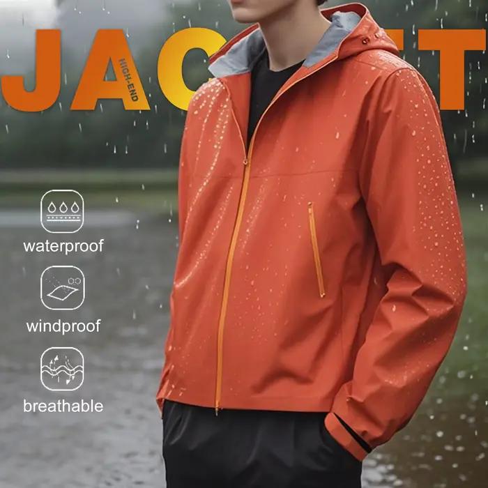 Veste de montagne de randonnée imperméable et respirante