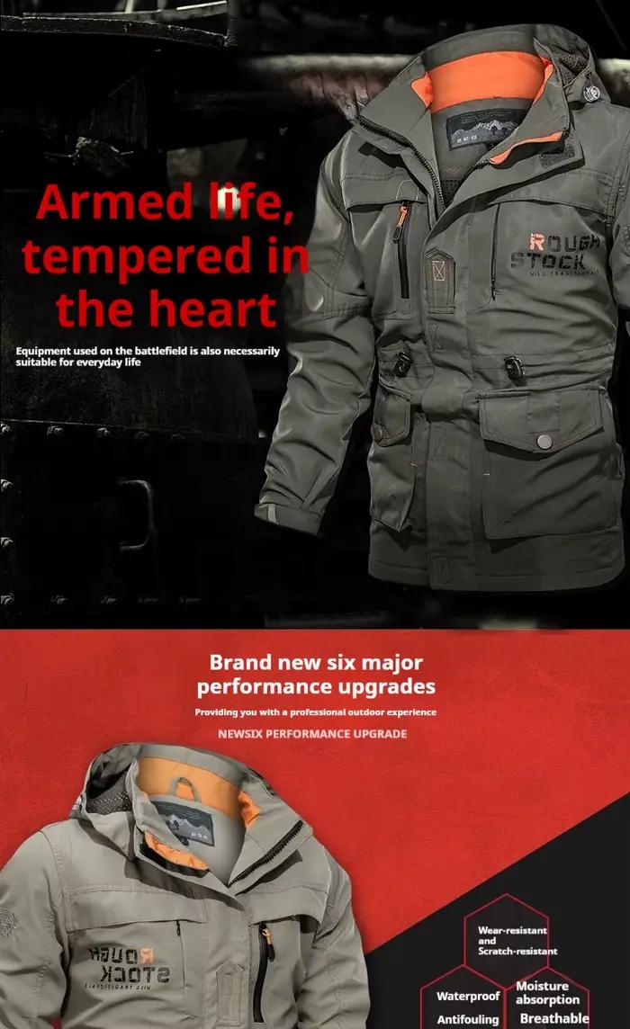 Trench imperméable pour hommes