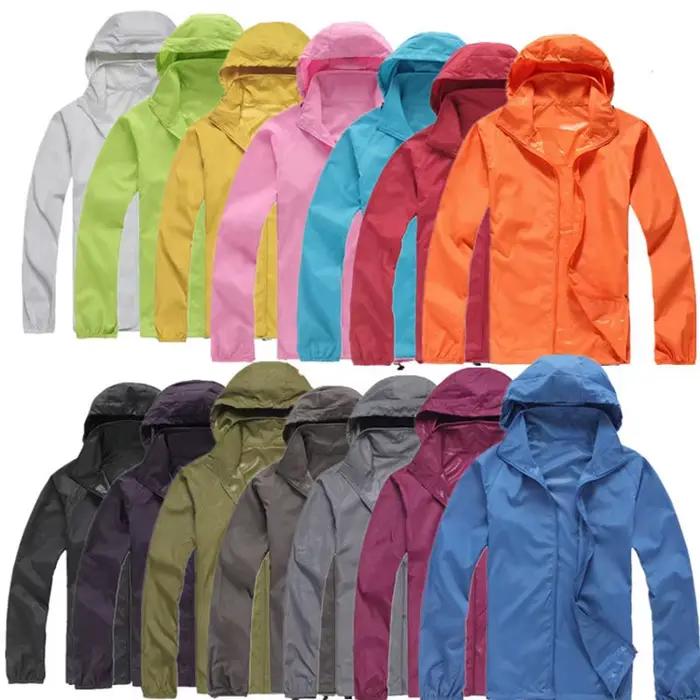 Veste coupe-vent ultra-légère pour hommes et femmes