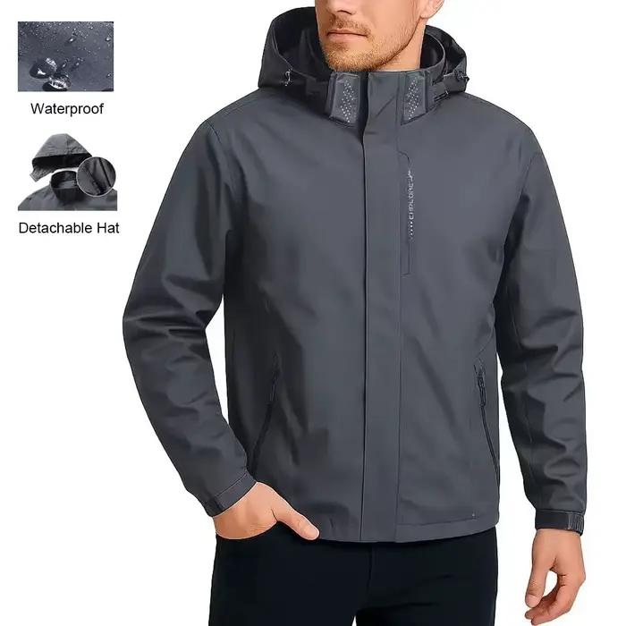 Veste d'extérieur imperméable pour hommes