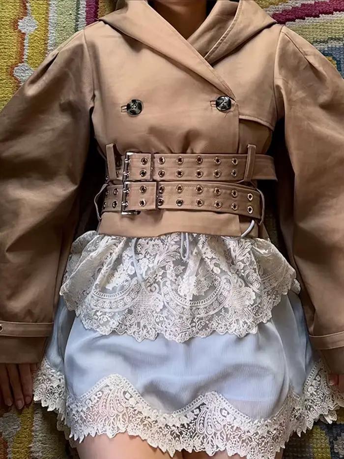 Veste courte à capuche Chin.Sweety polyvalente et chic pour femmes occassions décontractées et semi-formelles