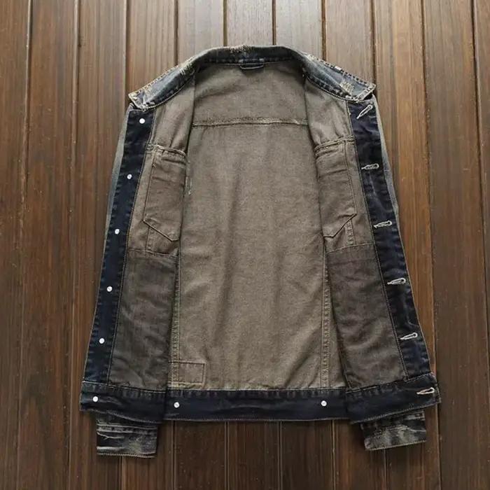 Manteau de Cowboy Rétro Japonais Élégant pour Hommes Style Vintage Coréen Occasions Spéciales Automne Hiver