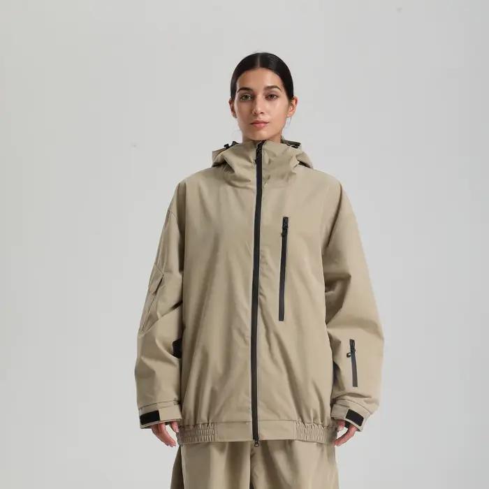 Gsou Snow Veste de snowboard pour hommes et femmes – Vêtements de ski imperméables