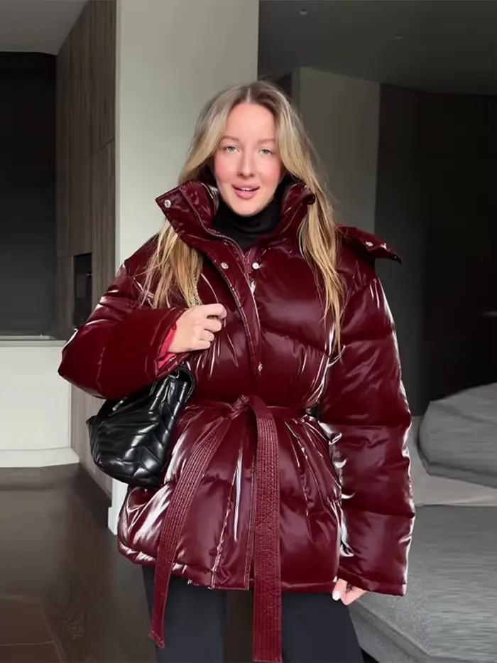 Veste à capuche décontractée pour femme