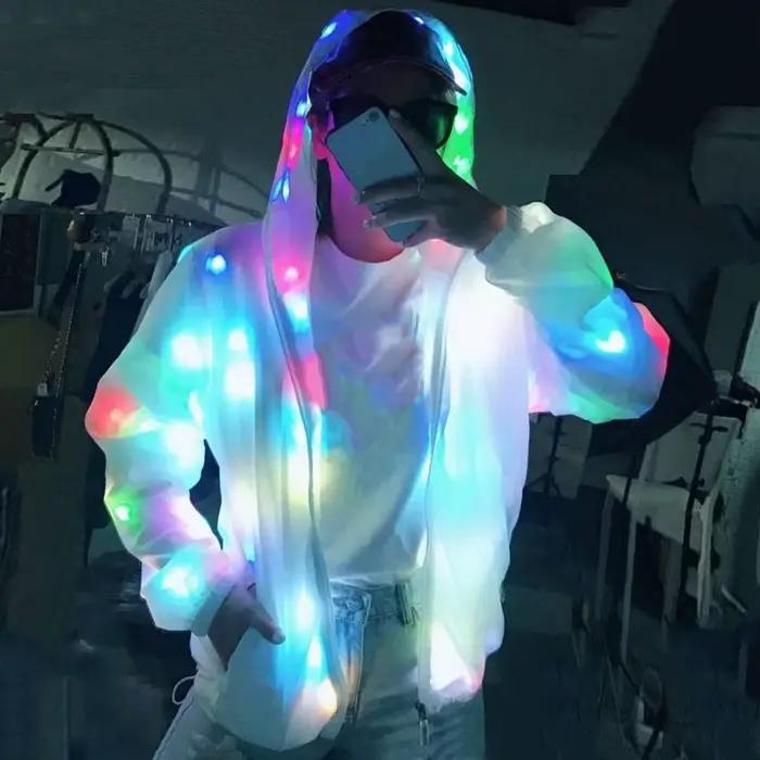 Veste éclairée par LED