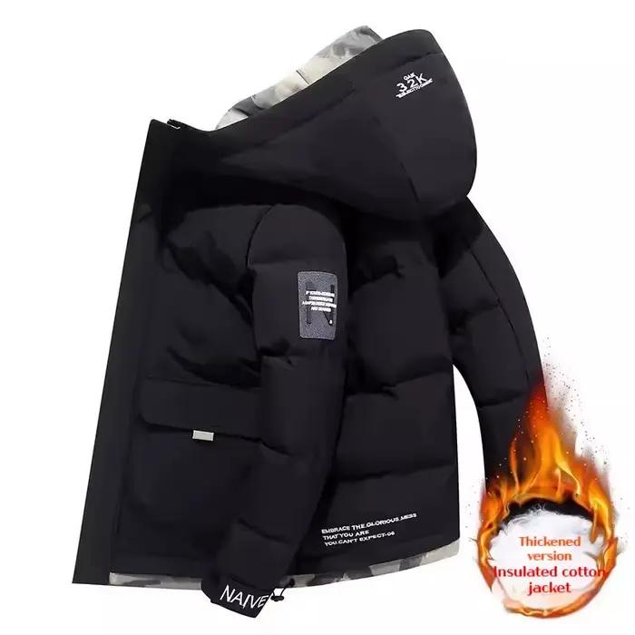 Veste d'hiver rembourrée en coton pour hommes
