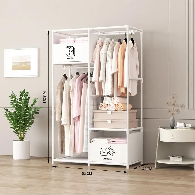 Porte-manteau simple, armoire combinée coréenne, rangement de chambre, armoire pour chambre de locat