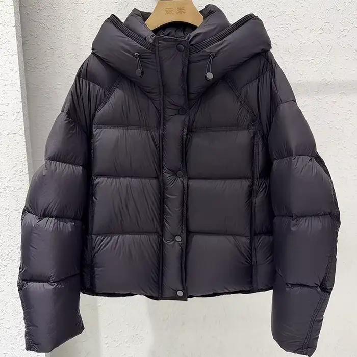 Vestes en coton à rayures Chic pour femmes, Vintage, à capuche, fermeture éclair, manches longues, r