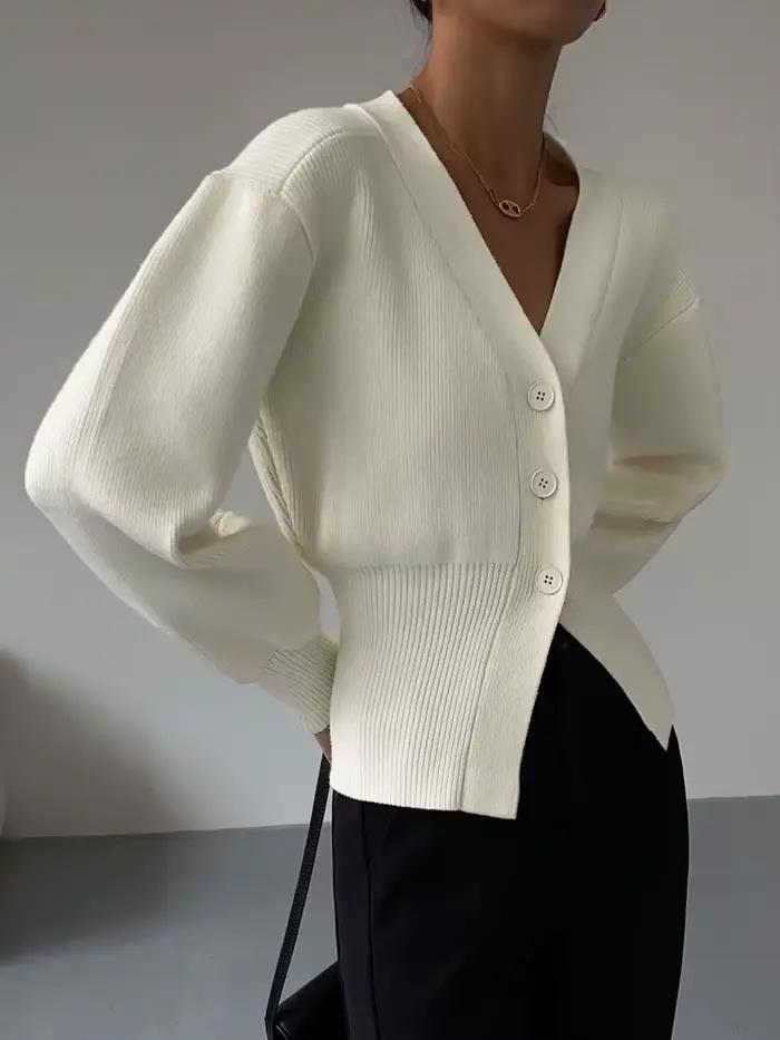 Automne Pull Cardigan manteau femmes 2024 nouvelle mode coréenne décontracté élégant à manches longu