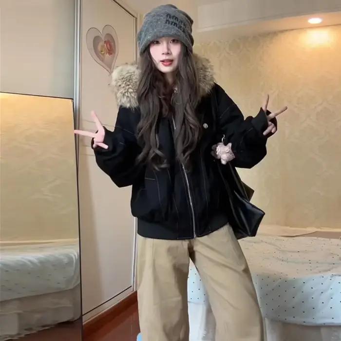Veste décontractée Super élégante pour femmes, nouveau manteau en coton polaire épais, automne 2025,