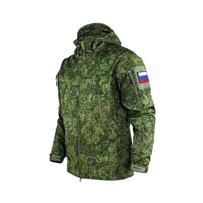 Veste d'uniforme tactique pour homme, manteau imperméable, coquille souple, vert, camsalomon assaut