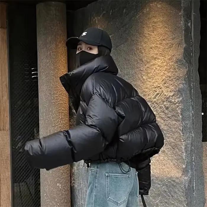 Parkas d'hiver confortables pour femmes, Streetwear optique, Veste en duvet de coton pour dames, Man