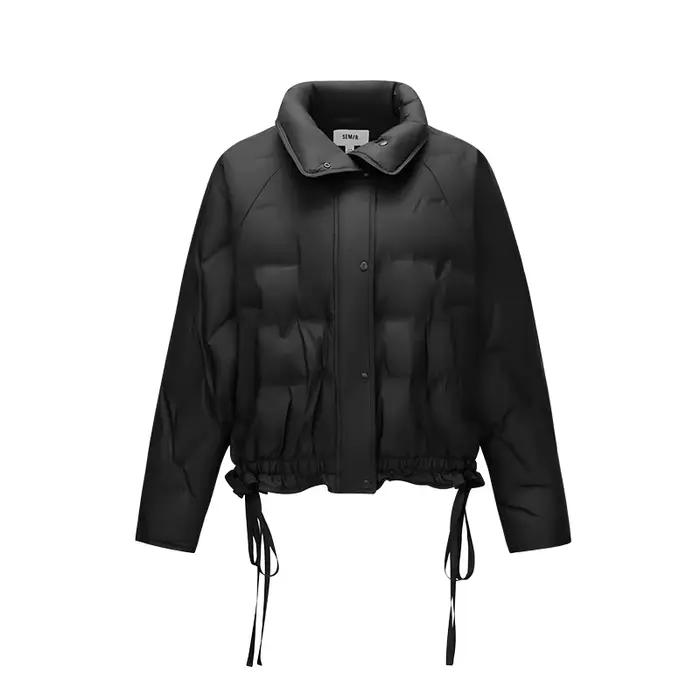 Semir doudoune femmes hiver dentelle garniture 90% vers le bas remplissage coupe-vent surdimensionné