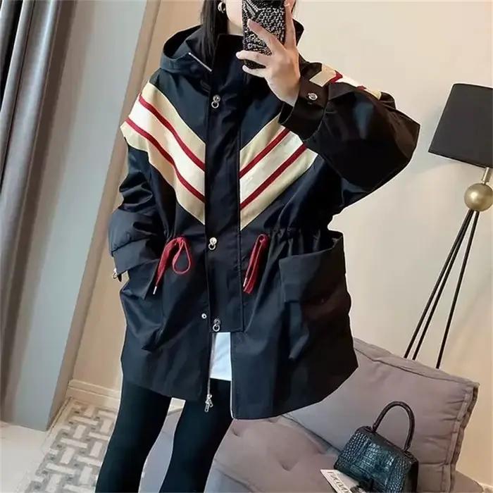 Manteau coupe-vent à capuche pour femme, coupe-vent de sport, Collection printemps 2023, nouveaux vê