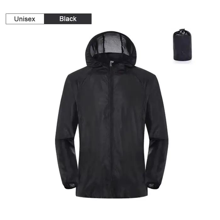 Veste de camping pour hommes et femmes, imperméable, protection contre le soleil et la pluie, vêteme