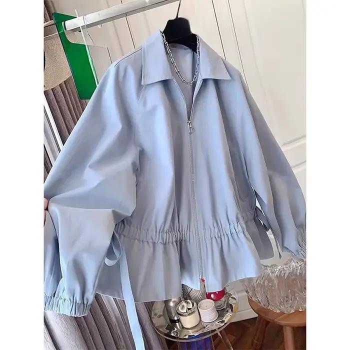 Trench-Coat haut de gamme coréen pour femme, coupe-vent, élégant, ample, pardessus pour dames, nouve