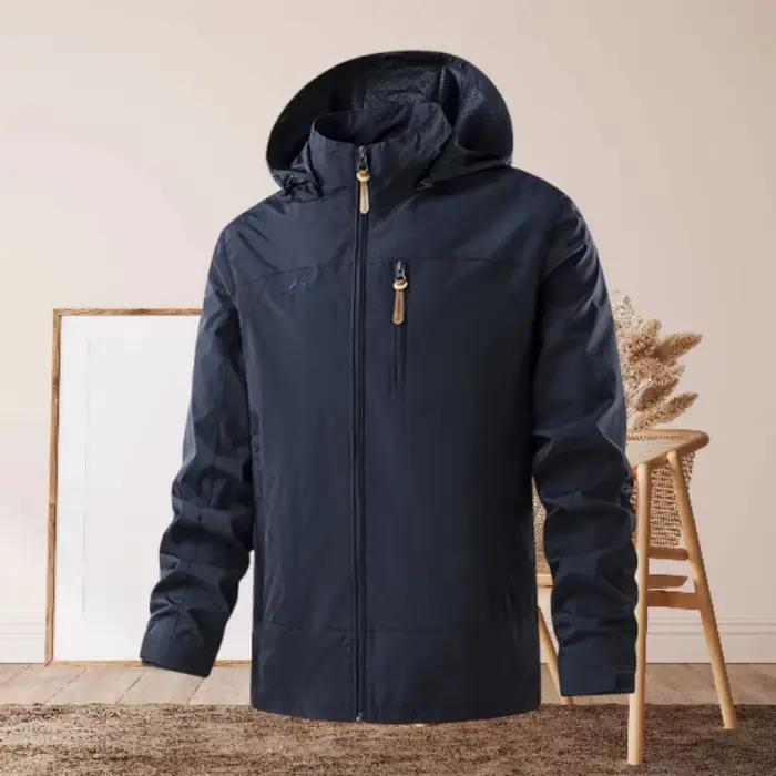 Veste de randonnée imperméable transfrontalière pour homme, automne/hiver, coupe-vent monocouche, st