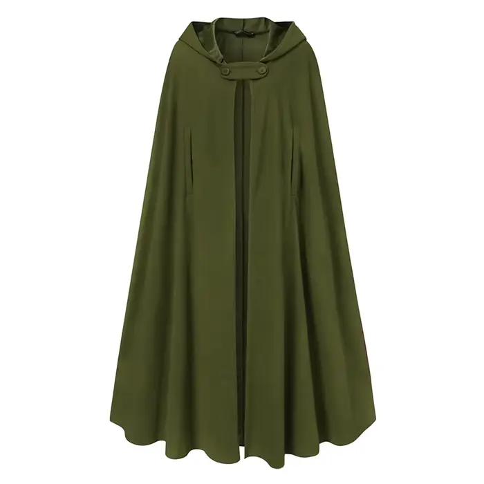 Femmes mode sweats à capuche longues Capes 2024 ZANZEA automne manteaux décontractés ample solide Po