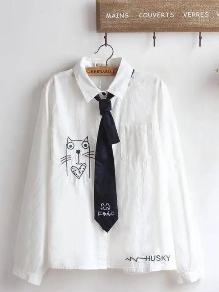 Xgoth japon doux fille veste ample automne Kawaii chat oreille à capuche Cardigan frais mignon chat