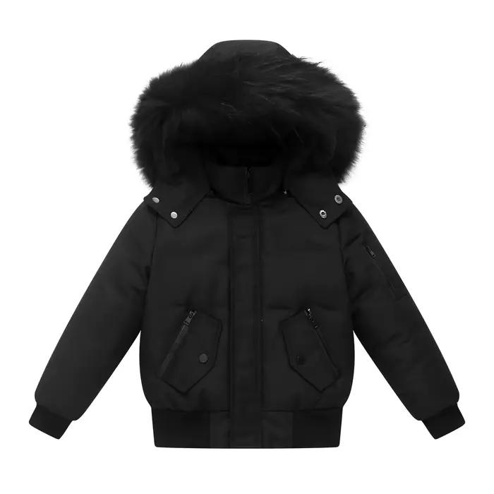 Yeshiva-Manteaux d'hiver assortis pour la famille, Parka pour enfants, Garçons à hommes, Bol unisexe