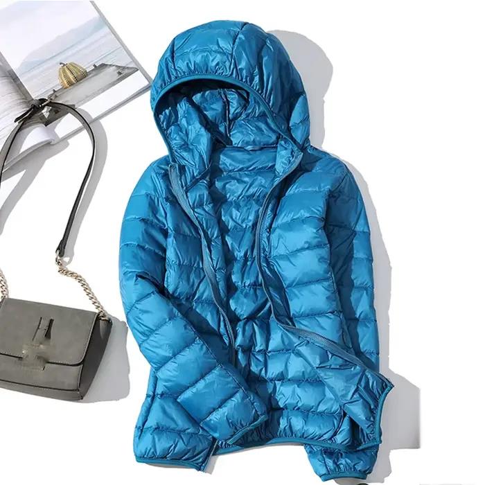 Doudoune Ultralégère 2025 en Duvet de Canard pour Femme, Manteau d'Automne et d'Hiver, Nouvelle Coll