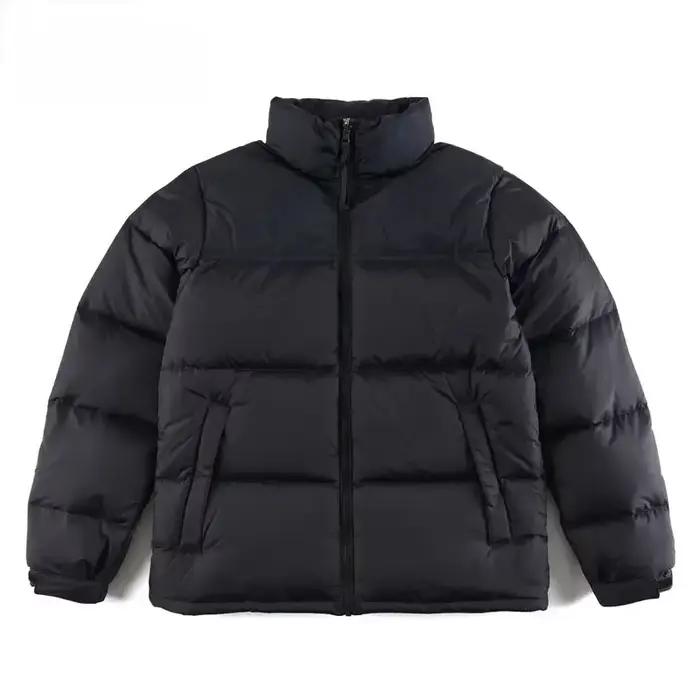 Parkas d'hiver américains en duvet de canard blanc pour hommes et femmes, col zippé, multicolores, s