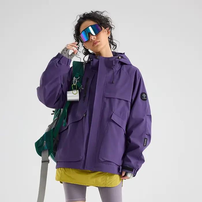 Veste imperméable d'extérieur pour femmes, vêtements de travail d'escalade, coupe-vent pour hommes,