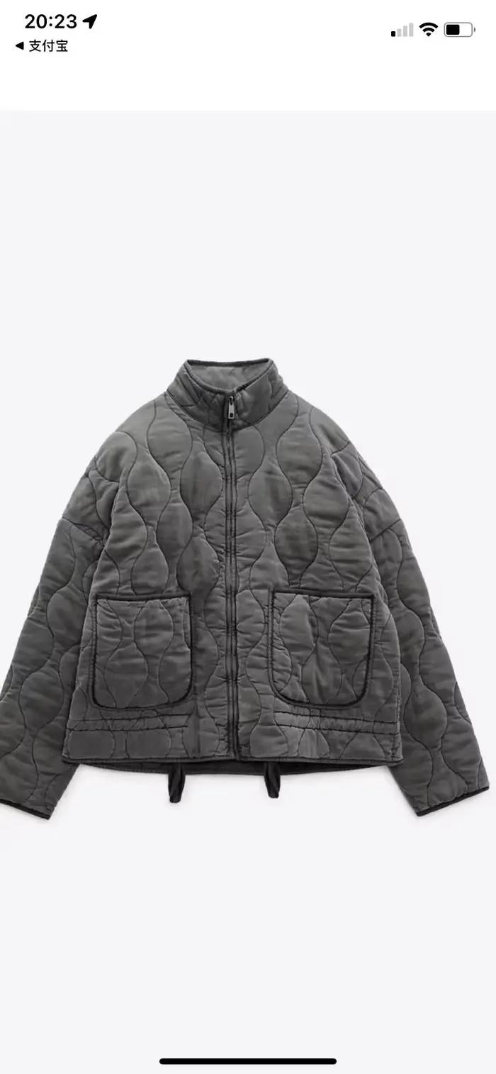 Femmes coton Parkas manteau 2025 hiver mode poche cordon chaud Vintage fermeture éclair manches long