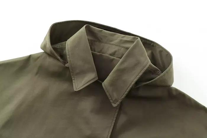 MUJER Trench Coat à capuche pour femme Coupe-vent à manches longues pour femme Nouveau en manteaux e