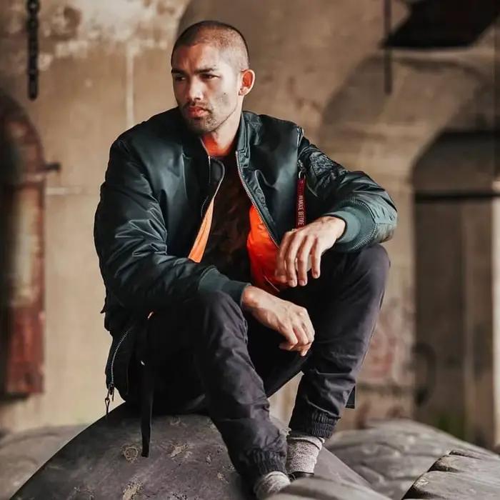 2025 vintage double face veste d'hiver hommes manteau bulle parka puffer chaud bombardier matelassé pilote MA-1 us air force militaire armée