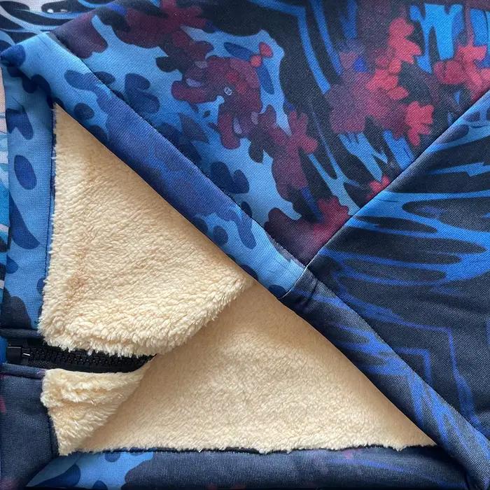 Manteau Long Boho Chic avec rayures ethniques Mandala