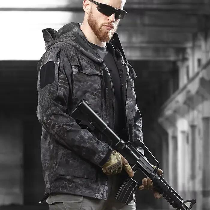 Hommes M65 veste tactique mâle Parka manteau d'hiver imperméable coupe-vent militaire pilote de vol manteaux automne