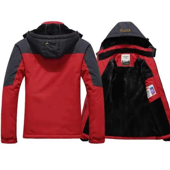 Hiver épais chaud Parka hommes coupe-vent Plus
