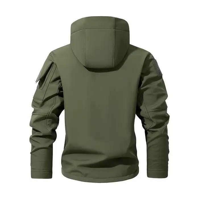 Tactique militaire hiver automne polaire Parkas Cargo vestes hommes coupe-vent randonnée Camping escalade peau de requin décontracté manteaux à capuche