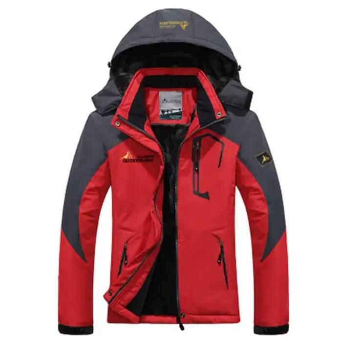 Hiver épais chaud Parka hommes coupe-vent Plus