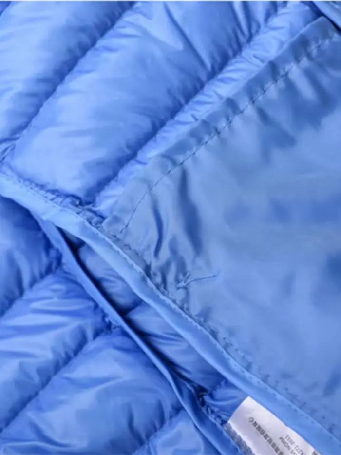 Gilet de marque ultra léger pour femme, veste en duvet de canard blanc, gilet slim pour femme, veste imperméable légère, fibre