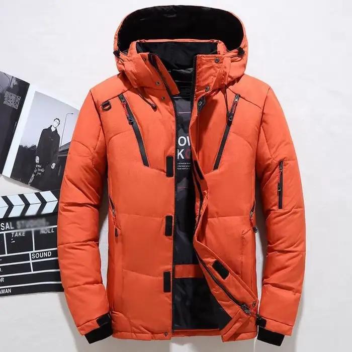 20 degrés doudoune mâle hiver Parkas hommes blanc canard