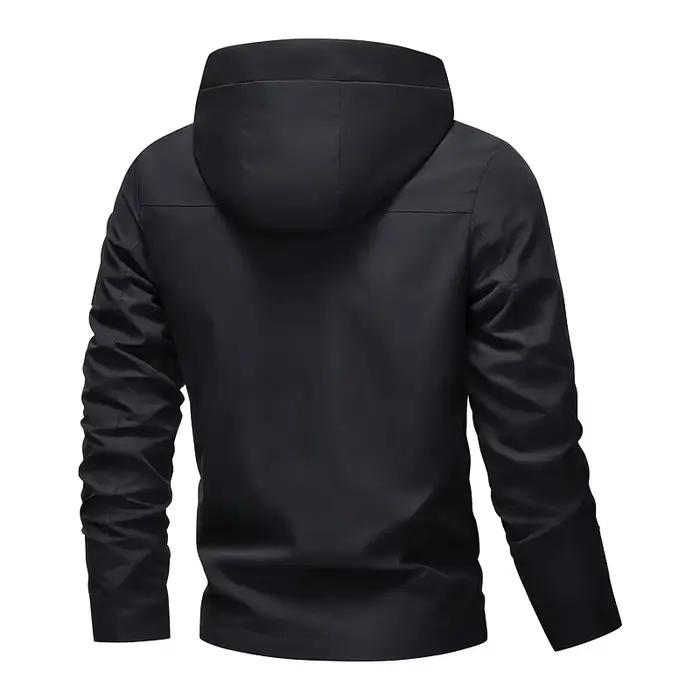 Veste imperméable hommes extérieur Softshell veste à capuche zippée coupe-vent randonnée Camping manteaux légers printemps automne manteaux