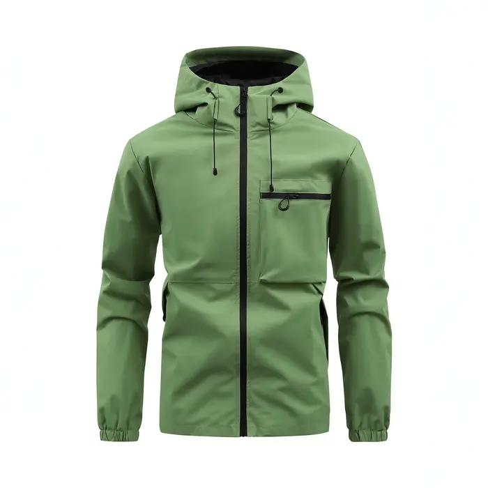 Veste d'assaut pour homme, vêtement de travail imperméable à capuche pour le printemps et l'automne, veste décontractée pour l'extérieur