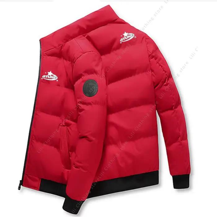 Doudoune Parker Rindu pour Hommes, Épaisse, Chaude, Imperméable, Coupe Décontractée, Idéale pour l'Hiver et les Jours Froids